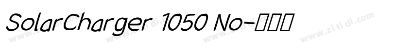 SolarCharger 1050 No字体转换